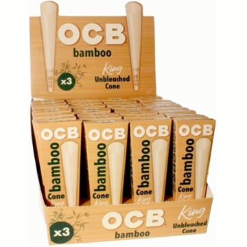 OCB Bamboo Cones – King Size 32pk