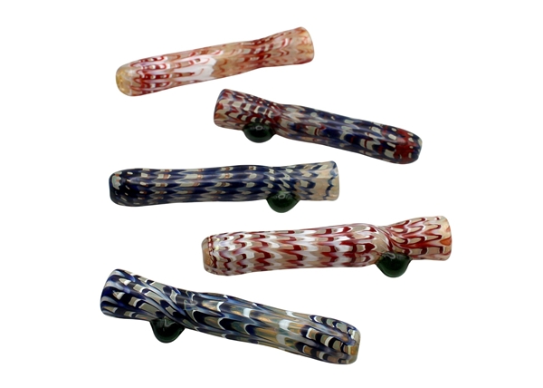 10ct 3" Raked Marble Chillum Assortment