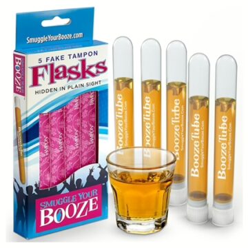 Smuggle Your Booze Tampon Flasks