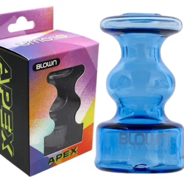 Blown Glass Puffco Peak Dry Attachment - Apex