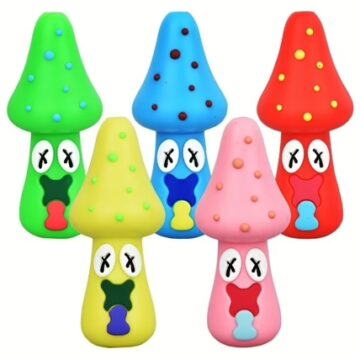 10ct 3" Enchanted Mushroom Hand Pipe Assortment