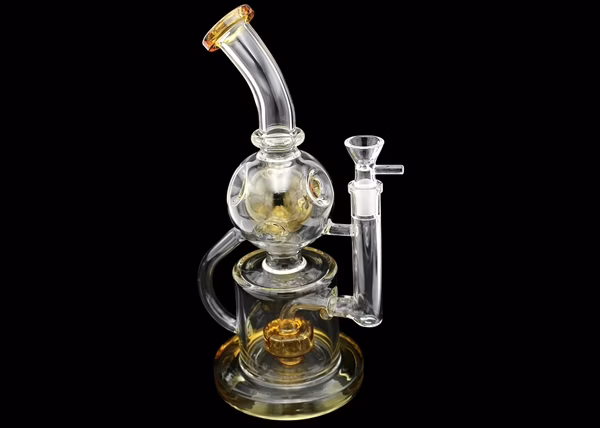 11" Fab Egg Shower Recycler Curved Water Pipe