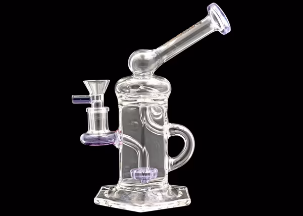 8" Krave Glass Elbow Recycler Water Pipe
