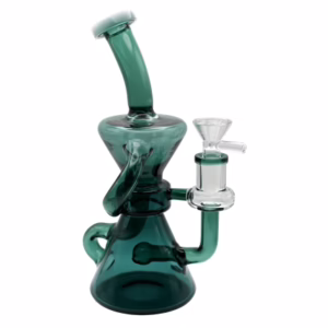 8" Hourglass Recycler Water Pipe
