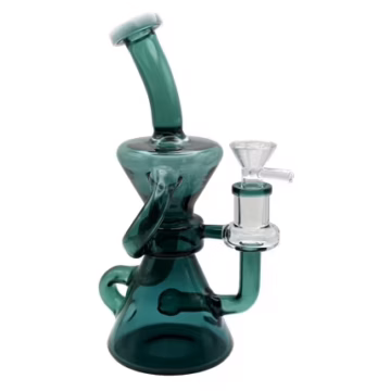 8" Hourglass Recycler Water Pipe