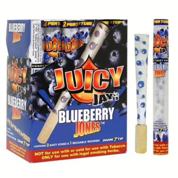 Juicy Jay's Blueberry Jones Cones 24pk