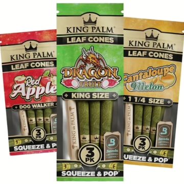 King Palm Leaf Cones - 3x15pk