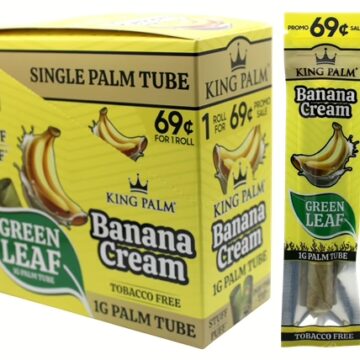 King Palm 1g Palm Tubes - Banana Cream 30pk