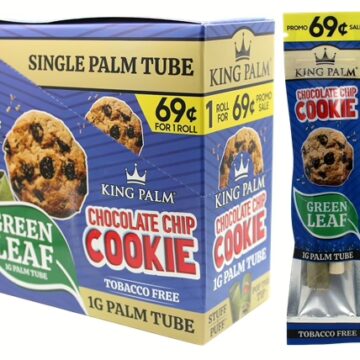King Palm 1g Palm Tubes – Chocolate Chip Cookie 30pk