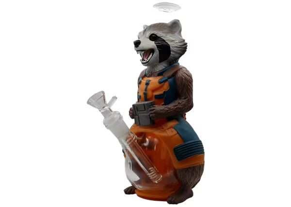 10" Rocket Raccoon PVC Water Pipe