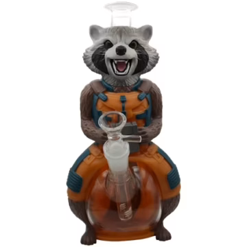 10" Rocket Raccoon PVC Water Pipe