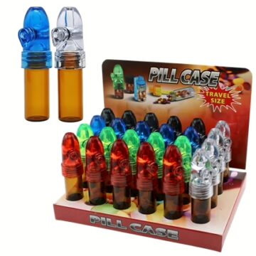 Pill Case Snuff Bullet - 71mm 24pk