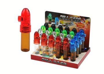 Pill Case Snuff Bullet - 82mm 24pk