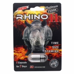 Rhino 11 Platinum 2500k Male Enhancement Caps