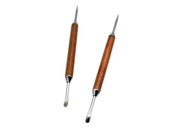 10ct Wood Grip Dab Tool