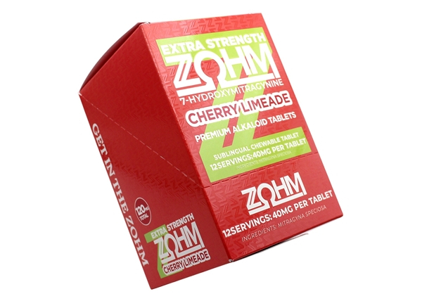 ZOHM Extra Strength 120mg 7-OH – Cherry Limeade 3-Tablet