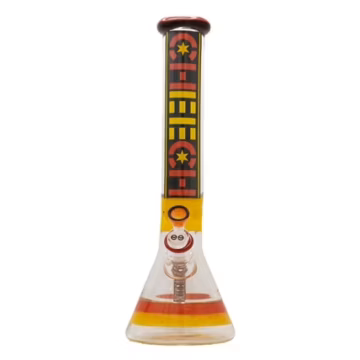 16" Cheech Take Me Back in Time Retro Beaker Water Pipe