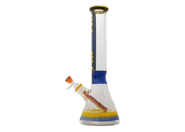 16" Cheech Take Me Back in Time Retro Beaker Water Pipe