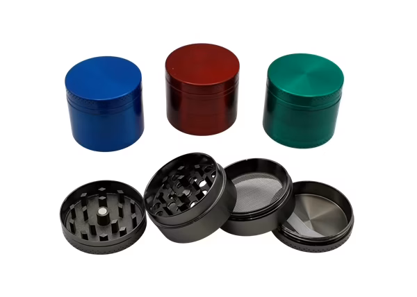 40mm Zinc Herb Grinders Assortment 12pk