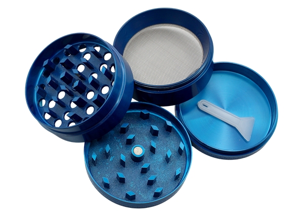 50mm Zinc Herb Grinders Assortment 12pk