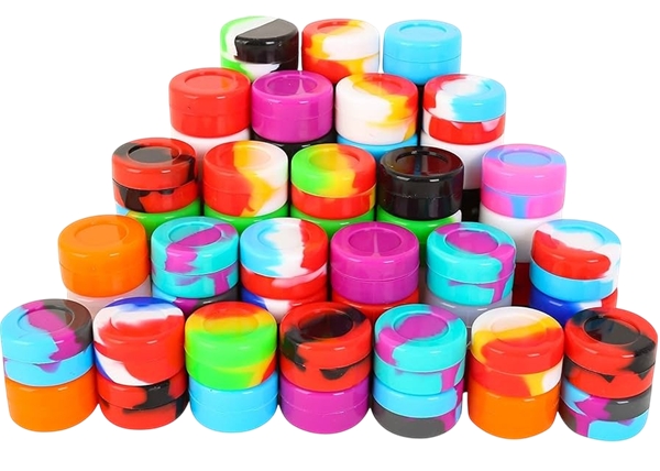5ml Silicone Stash Jar Assortment 100pk