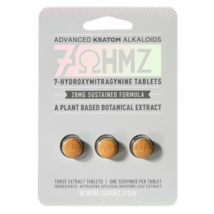 7ohmz 28mg 7-OH Advanced Kratom 3-Tablet