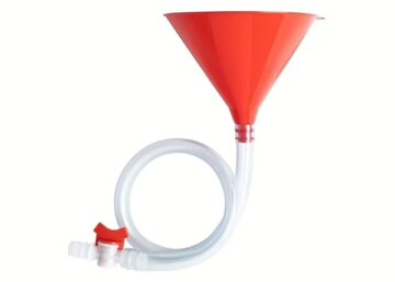 5ct Single Beer Bong Funnel with Valve