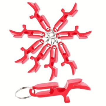 10ct Shotgun Beer Tool Keychain Bottle Opener