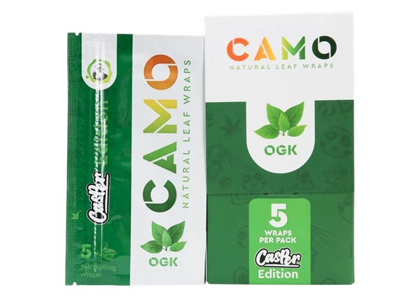 Afghan Hemp Camo Self-Rolling Natural Leaf Wraps – OGK