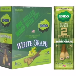 Endo Pre-Rolled Hemp Wraps - White Grape