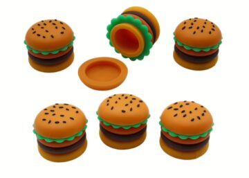 20ct Hamburger Silicone Stash Jar