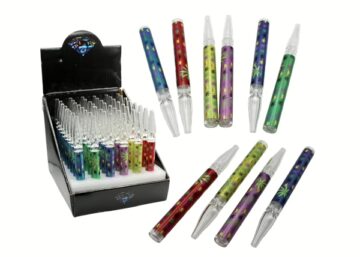Dab Straw Nectar Collector - Leaf Design 48pk