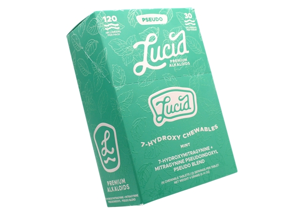 Lucid Pseudo 30mg 7-OH 4-Tablets - Mint
