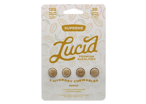 Lucid Supreme 30mg 7-OH 4-Tablets – Mango