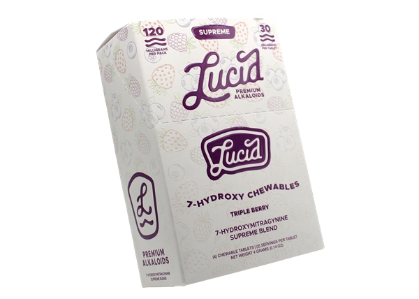 Lucid Supreme 30mg 7-OH 4-Tablets - Triple Berry