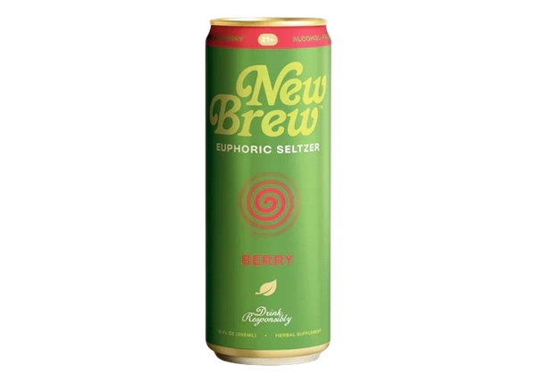 New Brew Euphoric Kratom and Kava Sparkling Seltzer