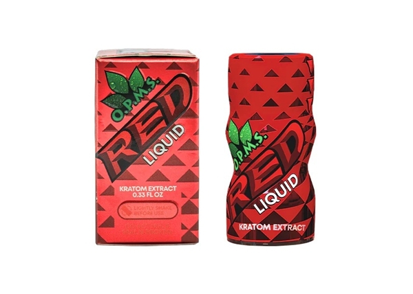 OPMS Kratom Extract Liquid Shot - Red