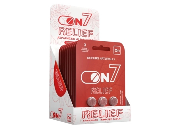 On7 Relief 20mg Pseudo Red 3-Tablet