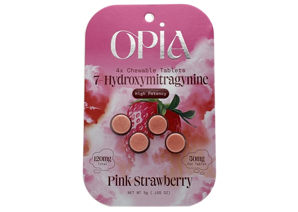 OPIA 7-OH 30mg – Pink Strawberry 4-Tablets