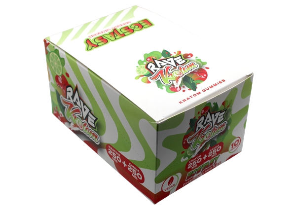 Rave Kratom + Kanna Gummies – Ecstasy Cherry Limeade