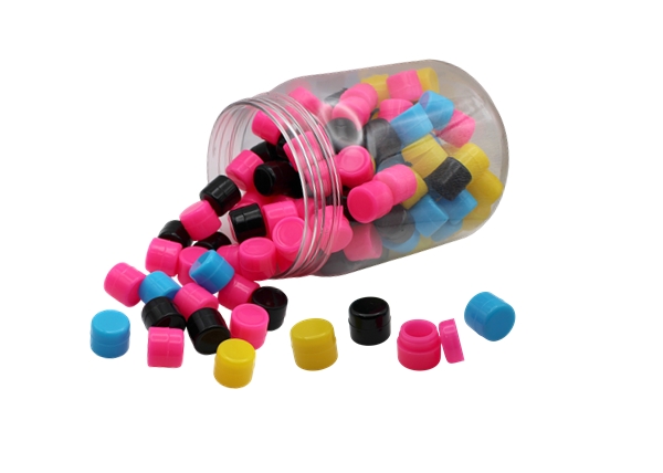 1ml Mini Silicone Stash Jar Assortment 130pk