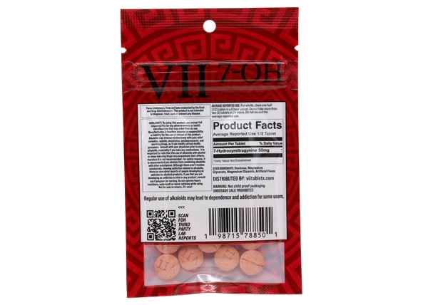VII Pure 7-OH 50mg 10-Tablet - Cherry