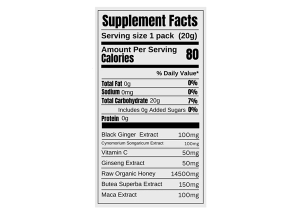 Black Thai Male Enhancement Honey 10pk