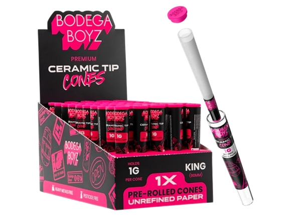 Bodega Boyz 1.0g Ceramic Tip Cones 50pk