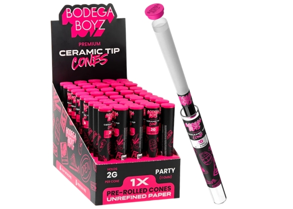 Bodega Boyz 2.0g Ceramic Tip Cones 50pk