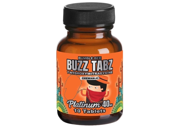 Bumblebee Buzz Tabz Platinum 40mg 7-OH 10-Tablets