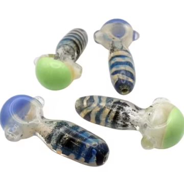 4ct 4" Fuming Frit Hive Hand Pipe
