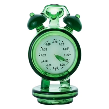 Bomb E-Rig Glass Top Attachment – Clock (Compatible with Puffco Peak)