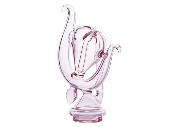 Bomb E-Rig Glass Top Attachment – Love (Compatible with Puffco Peak)