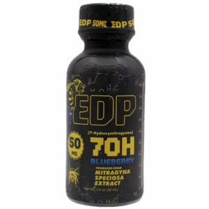 EDP 50mg 7-OH Kratom Shot – Blueberry 12pk